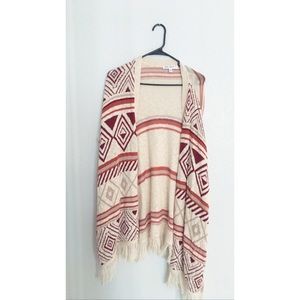 Aztec Sweated Poncho/Kimono